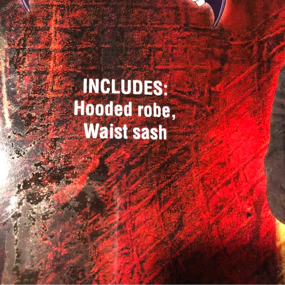 Rubies Horrorland Halloween Black Horror Robe Standard Fits up to 44 Size New - Picture 9 of 16